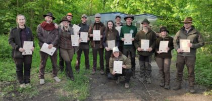 Glückwunsch an unsere Jagdschüler